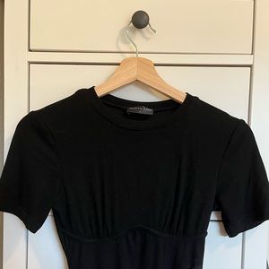 Black White Fox Bodysuit